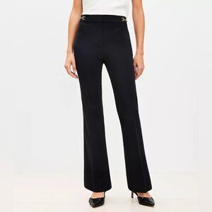 Loft horsebit Sutton flare pants in bi-stretch